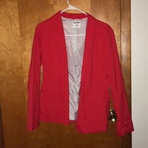 Red blazer